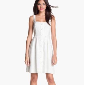 White Kate Spade linen dress